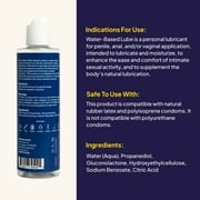 Hello Cake Premium Water-Based Lube, Unflavored Personal Lubricant for Men and Women, 8 fl oz