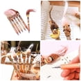 thumbnail image 2 of 6 Pieces 0.5mm Gel Ink Pen Cartoon Capybara Neutral Pen Retractable Gel Pen Creative Fried Hair Capybara Pressing Pen, 2 of 4