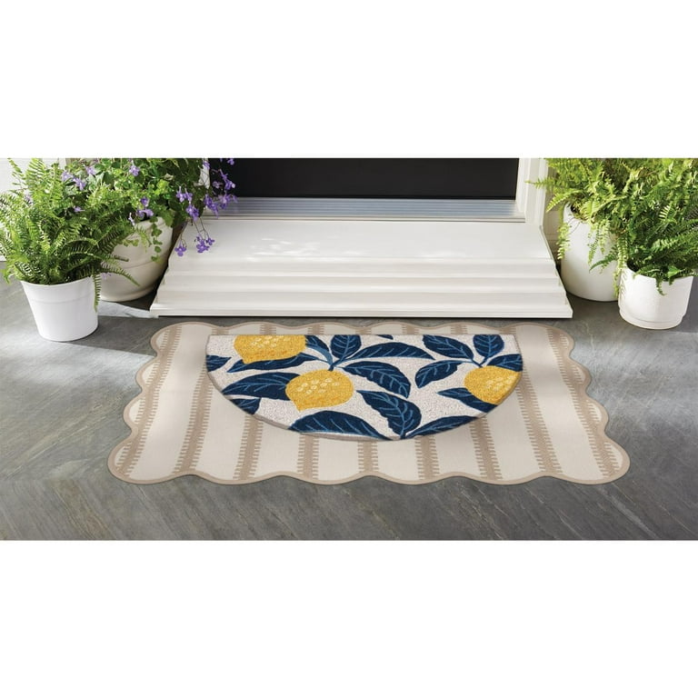 Mainstays by Becky G. & Alejandra Polyester Scallop Layering Rug