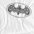 thumbnail image 3 of Batman Paisley Logo Kids T Shirt (2) for Youth Toddler Boys and Girls, White, 3 of 5