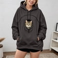 thumbnail image 4 of Pet Pouch Hoodie Cat Dog Carrier Hoodies with Pull Side Zip Pockets Hooded Sweatshirts for Puppy Kitten Holder, 4 of 4