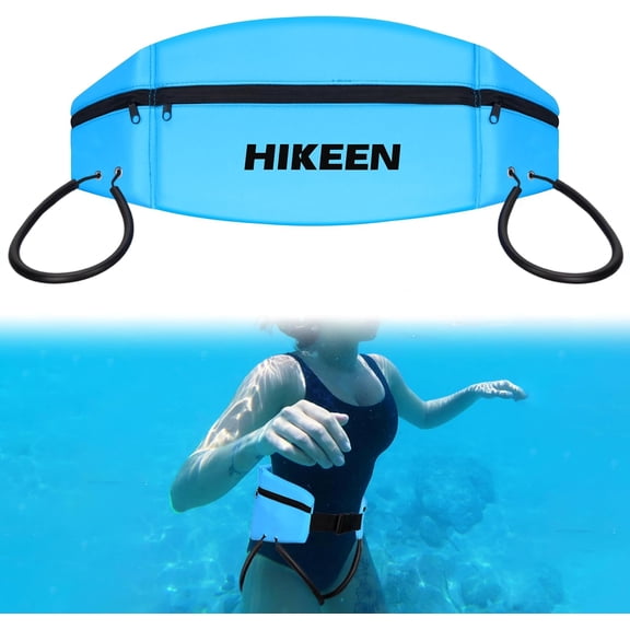 Swim Belt for Adults,Water Aerobics Equipment with Fixing Straps and Zipped Pocket,Adults Pool Exercise Equipment for Pool Exercises and Workouts