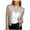 Gold, variant on WREESH Womens Fashion Sequin Jacket Open Front Cropped Blazer Glitter Jackets Long Sleeve Outerwear Gray