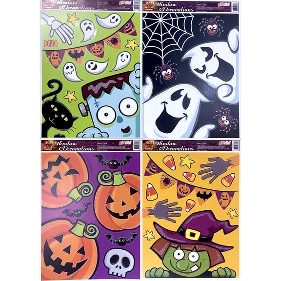 Serafina Home Halloween Wall Decals & Stickers, 4 Pack