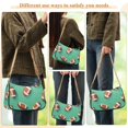 thumbnail image 4 of FORMRS Womens Shoulder Bag with Chain Strap Clutch Purse Cute Tote Handbag, Green American Footballs, 4 of 7