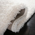 thumbnail image 5 of SAFAVIEH Fontana Shag Darwin Abstract Plush Runner Rug, Grey/Ivory, 2'3" x 8', 5 of 8