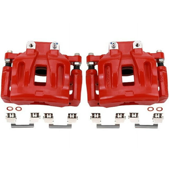Front Brake Caliper Set 2 Piece - Compatible with 2006 - 2018 Dodge Charger RWD 2007 2008 2009 2010 2011