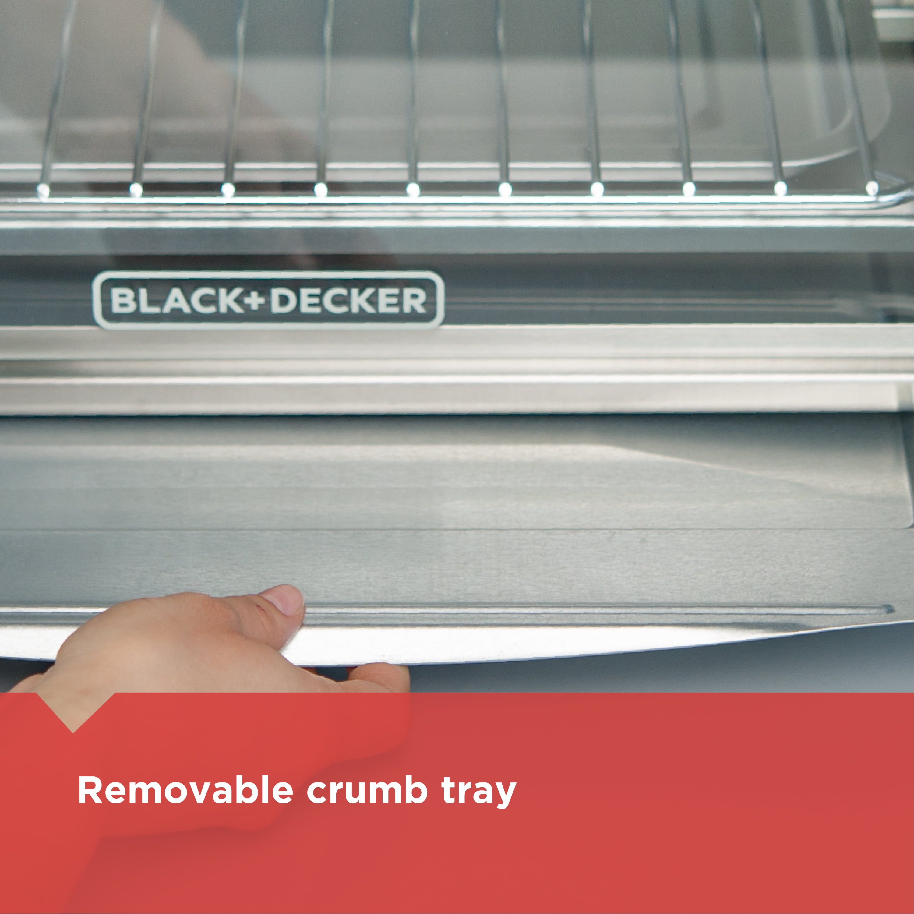 BLACK+DECKER 8-Slice Digital Toaster Oven, Stainless Steel, TO3290XSD 
