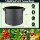 thumbnail image 4 of 10 Bolsas de Cultivo de 5 Galones, Bolsas de Cultivo de Plantas, Macetas Multiusos de Tela No Tejida con Asas, Macetas de Jardín Al Aire Libre, 4 of 5