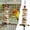 C, variant on Bird Toys - Metal Bell Toy, Chew Play Item with Hanging Chain, for Large Parrots African Grey Cockatoo Macaw Conure Lovebird, Durable Interactive Play Item (Long)