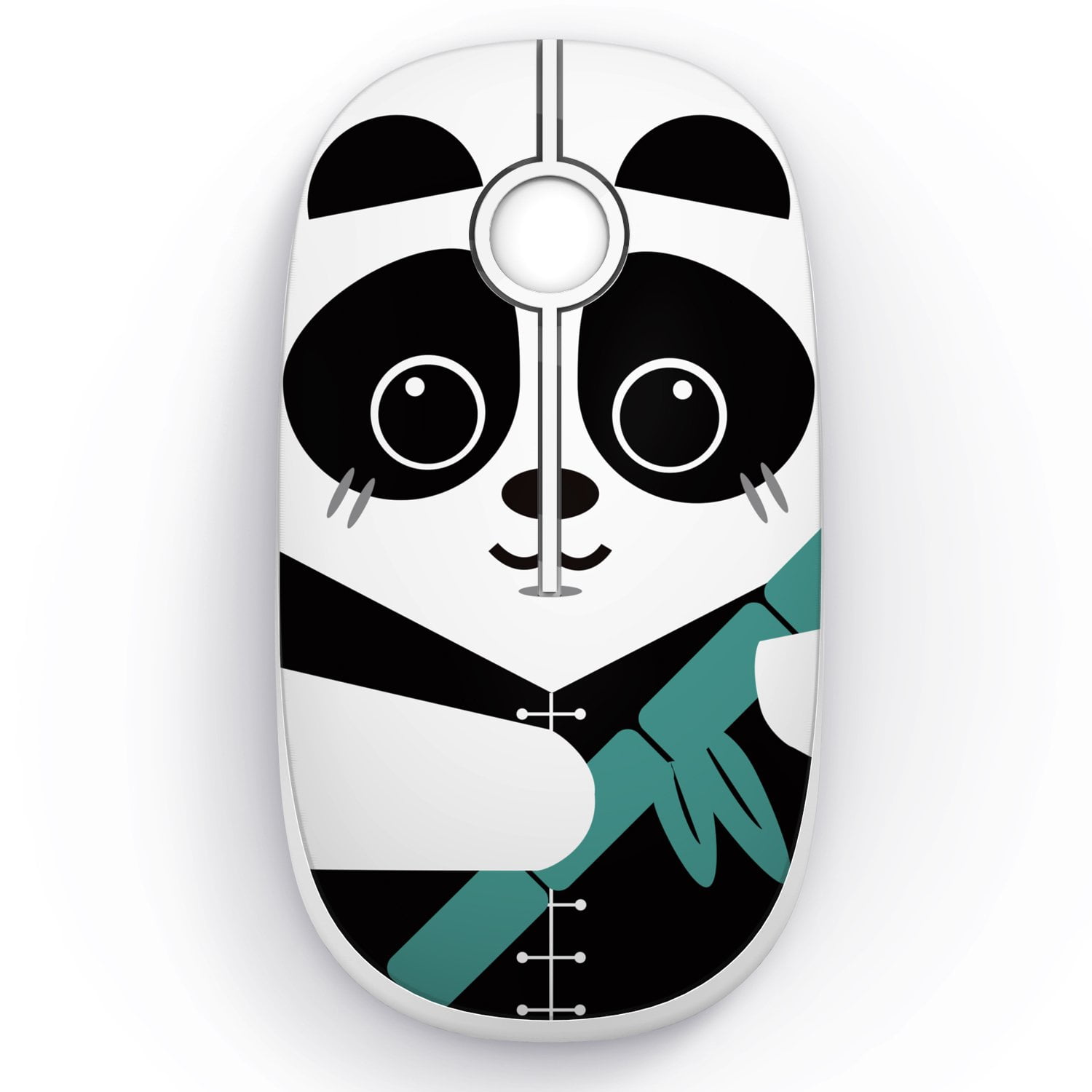 2.4G Wireless Mouse with Cute Pattern Design for All Laptops and Desktops with Nano Receiver Design Fabric Textile 