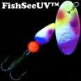 thumbnail image 2 of Panther Martin PMUV_9_CPP FishSeeUV Fishing Spinner Lure - Chartreuse/Pink/Purple - 9 (3/8 oz), 2 of 6