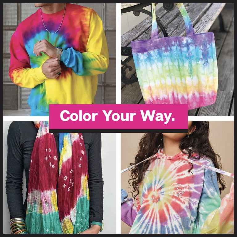 Tulip One-Step Crafts Tie-Dye Party Kit: 123 pieces for Group Fun