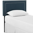 thumbnail image 3 of Jessamine Twin Upholstered Fabric Headboard - Azure, 3 of 4