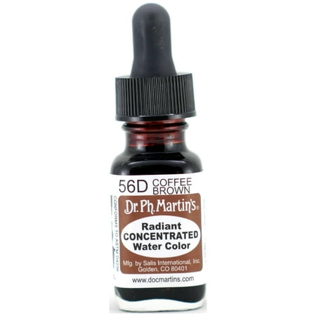 UPC: 0090385456103 | Dr. Ph. Martin s Radiant Concentrated Water Color  0.5 oz  Coffee Brown (56D)