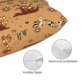 thumbnail image 5 of Disketp Pillow Covers Brown Mushrooms Pattern Throw Pillow Case Cushion Covers,Cushion For Bedroom,Couch,Home-20"X30", 5 of 9