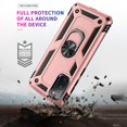 thumbnail image 7 of Samsung Galaxy S20 FE Case with 360 Rotating Ring Holder, Dteck Hybrid Rugged Shockproof Case Compatible Magnetic Car Mount Ring Grip Kickstand Cover for Samsung Galaxy S20 Fan Edition 5G, Rosegold, 7 of 7