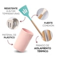 thumbnail image 4 of Juego de Utensilios de Cocina | Kit 12 Piezas de Cocina | Set de Instrumentos de Silicona | Mango de Madera Resistentes | Herramientas de Cocina Multifuncionales, 4 of 5