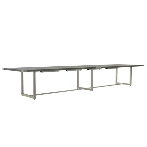 Mirella Conference Table Sitting Height - 16' Stone Gray