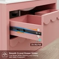 thumbnail image 4 of 30" Wall Mounted Bathroom Vanity with Ceramic Sink Top, Faucet, Decorative Wavy Edge, 4 of 10