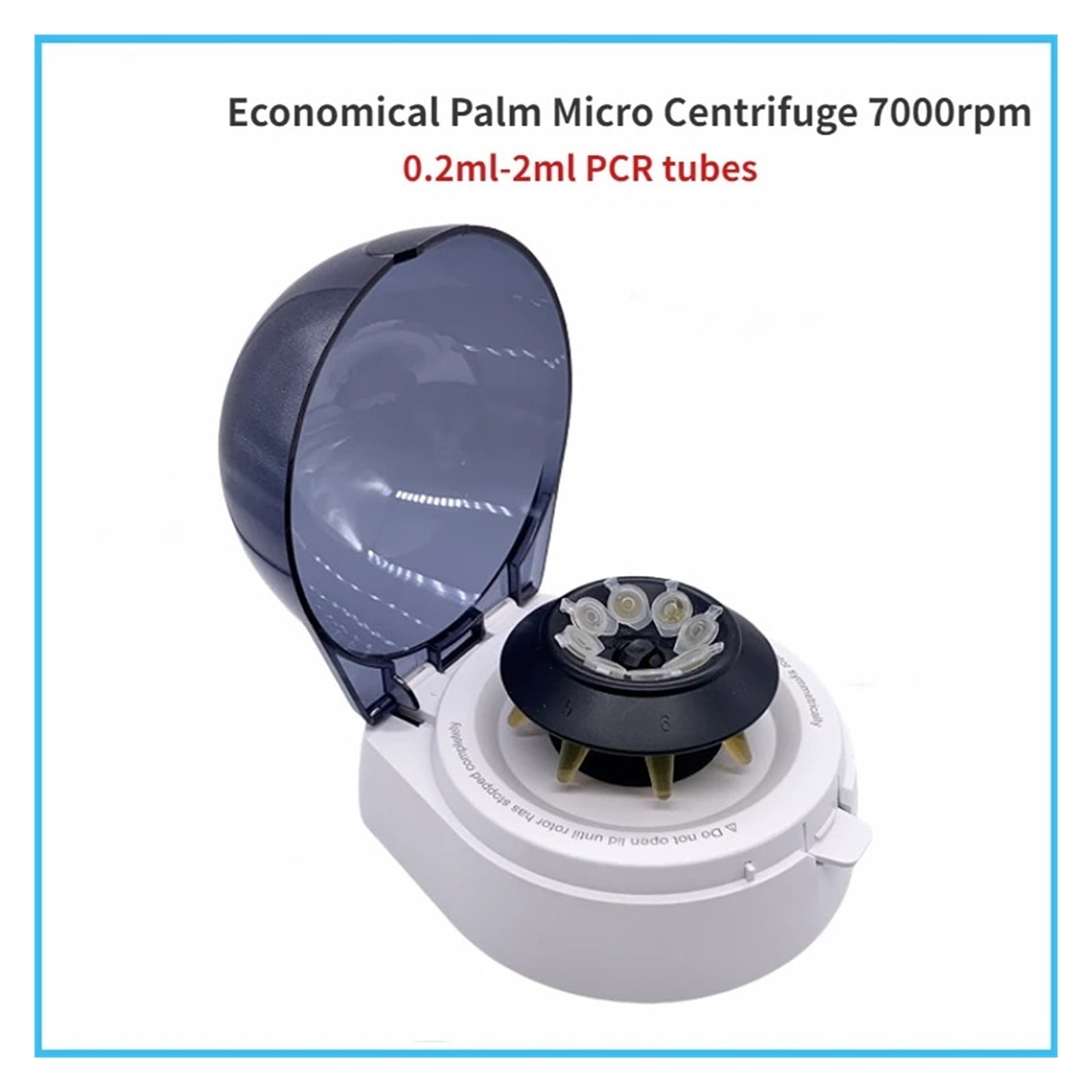 Mini Centrifuge Machine 7000rpm Laboratory Centrifuge 0.2ml-2ml PCR Tubes Microcentrifuge