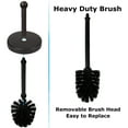 thumbnail image 5 of Blue Donuts Vented Bronze Toilet Brush Holder, 5 of 7