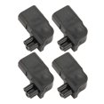 thumbnail image 3 of 4Pcs IEC320 C14 to IEC320 C5 Power Adapter 90 Degree Right Angle IEC320 C14 Male to C5 Female Power Adapter 250V, 3 of 5