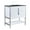 White Matte, variant on Fine Fixtures Serenity 30 in. W x 18 in. D x 33.5 in. H Bathroom Vanity in White Matte with Glass Single Hole top with Rose Gold Hardware