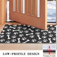 thumbnail image 3 of Paw Prints and Bones Door Rugs,Washable Non Slip Door Mats Indoor,Decorative Door Mats,Entry Mat Indoor for Entrance,Bedroom,Kitchen,Bathroom,17"x30", 3 of 6