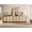Beige, variant on WAMPAT Multifunctional Sideboard Buffet Cabinets, Modern Sideboard with 2 Large Storage Cabinet and Metal Legs, Coffee Bar Storage Cabinet for Living Room, Kitchen, Oak