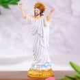 thumbnail image 2 of Jesus Resurrection Statue in White, Christian Decor, Catholic Figurine, Religious Statue, Christ Figurine For Altar, Prayer Room, Bedroom, Living Room, Office, Church, 2 of 5