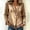 Light Brown, variant on Womens Vintage Shirts Fringe Suede Western Cowgirl Shirts Long Sleeve Button Down Tops Slim Fit Country Concert Jacket