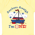 thumbnail image 4 of Inktastic Little Sailboat 1st Birthday Boys Baby Bodysuit, 4 of 5