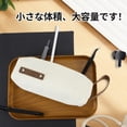 thumbnail image 2 of Unique Bargains Pen Case Canvas Pouch Simple Stationery Bag Beige, 2 of 6