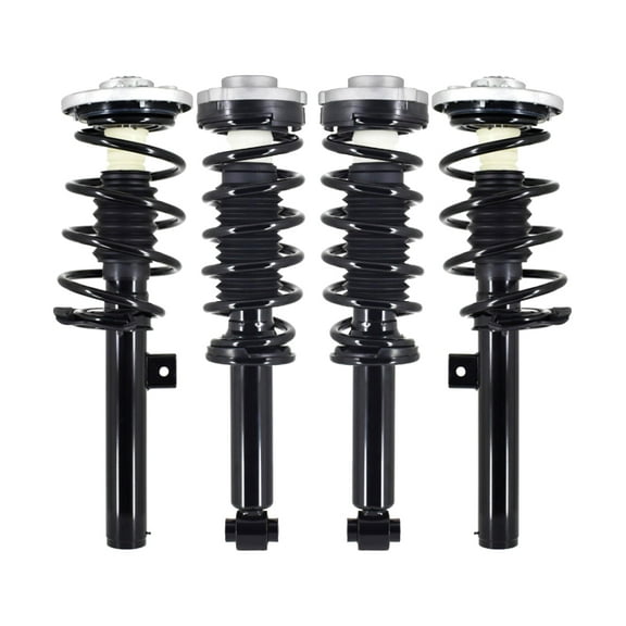 Set 4 Front-Rear Quick Complete Strut-Coil Spring Assembly For 2011-2017 BMW X3