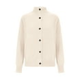thumbnail image 5 of Fengactive Women's Knitted Cardigan Sweaters Vintage Button Front Long Sleeve Cardigan Shirts, 5 of 8