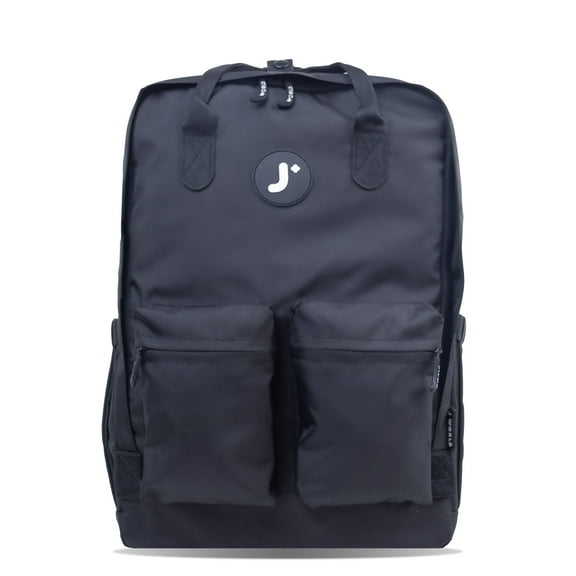 J World Unisex Timo Laptop 17.5" Backpack, Black
