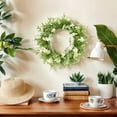 thumbnail image 2 of Spring Door Wreaths for Front Door Outside Simulation Flower Wreath 32 * 32 * 5 cm Easter Door Wreath for Front Door Hanging Home Decoration, 2 of 6