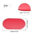 thumbnail image 2 of Uxcell Exercise Core Sliders, Oval Glider Discs with Feet Covers, Dual Sided, Home Gym, Red, 2 of 6