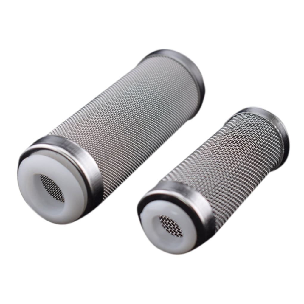 2pcs Stainless Steel Aquarium Filter Inflow Inlet Basket Mesh Shrimp