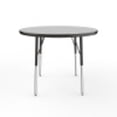thumbnail image 3 of ECR4Kids 36in Round Everyday T-Mold Adjustable Activity Table Grey/Black - Standard Swivel, 3 of 4