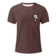 thumbnail image 4 of Camisas de Manga Larga para Hombres Imprimir Casual Cuello Redondo Blusa de Manga Corta, Camisas de Lino para Hombres, 4 of 4
