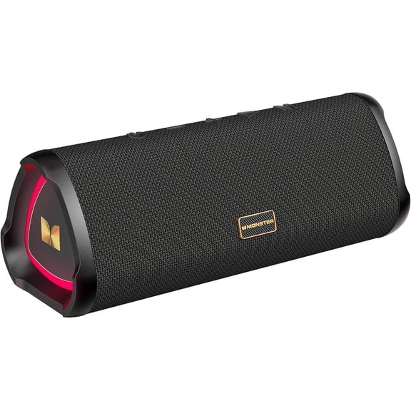 Prism Bluetooth Speaker, Portable Wireless Speakers with 20W Stereo Sound, 24H Playtime, IPX6 Waterproof, TWS Pairing, Bluetooth 6.0, AUX & TF-Card Input, for Home/Outdoors/Beach/Travel