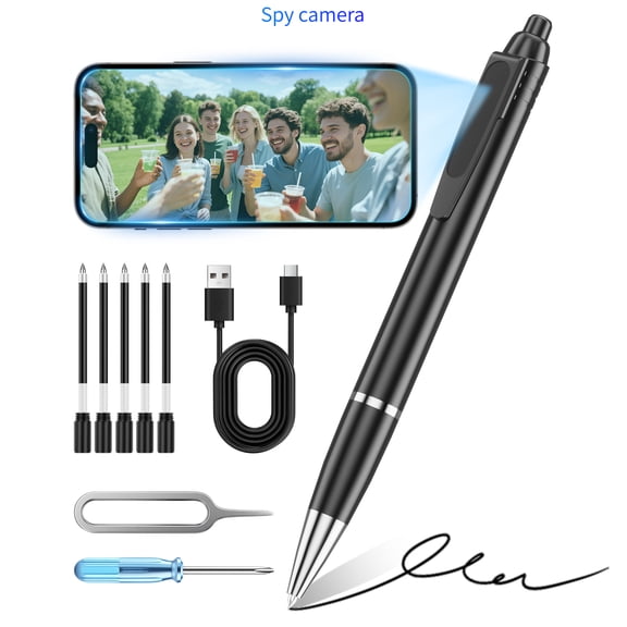 1080P HD Mini Portable Camera with 64GB Storage, USB Rechargeable Pocket Video Recorder for Home, Office and Personal Monitoring