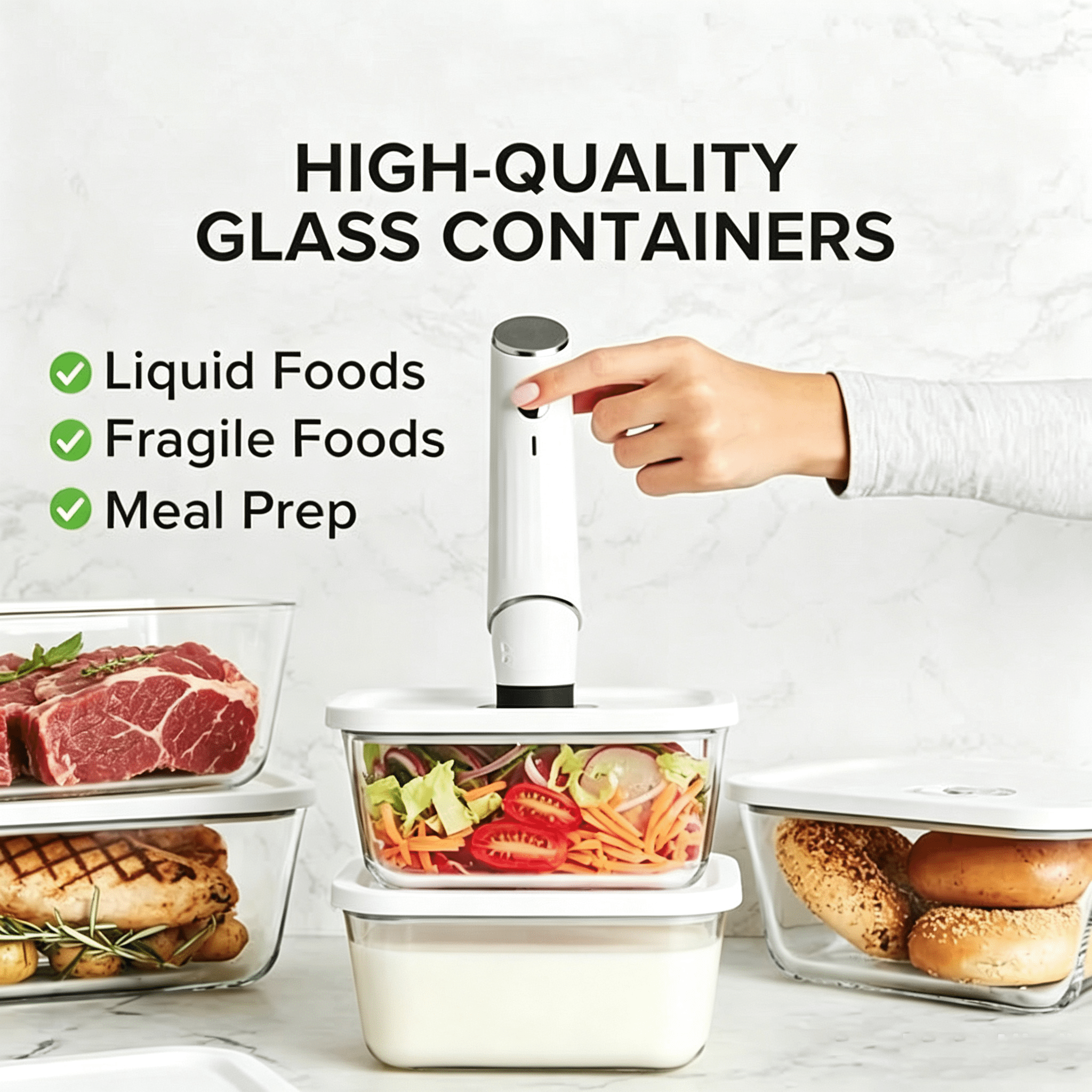 FoodSaver FS2110 Handheld Vacuum Sealer for Kitchen Food