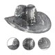 thumbnail image 2 of Disco Cowboy Hat Full Spegel Western Top Hat Holiday Ball Dress Up, 2 of 4
