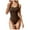 Coffee, variant on Penkiiy Women's Bodysuits Sexy Ribbed Sleeveless Shapewear Tank Tops Bodysuits