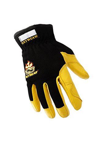 Setwear Pro Leather One Tough Glove Black Gloves Size SMALL 