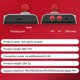 thumbnail image 5 of Gamepad portátil 3 modos de conexión Joystick para juegos para PS4/PS3/PC (blanco + rojo), 5 of 9