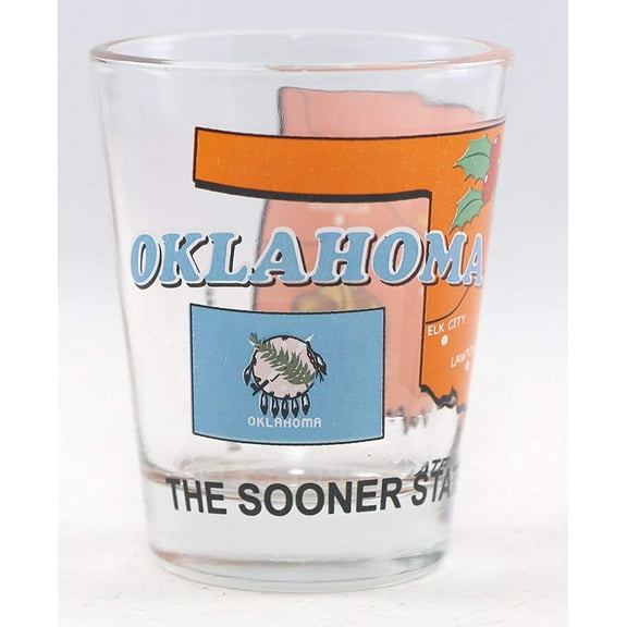 Oklahoma The Sooner State All-American Collection Shot Glass